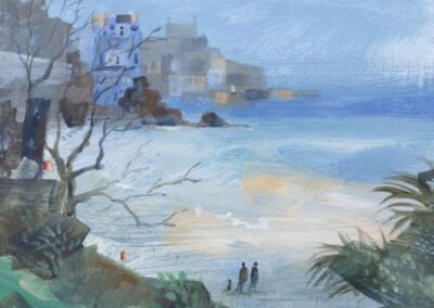 Porthminster Beach St Ives by Lesley Holmes